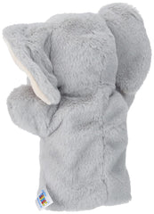 394070 Elefant păpușă de mână, gri Jucarii Bebe Naty Shop