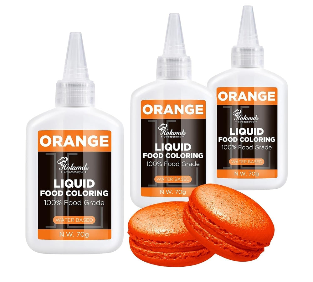 Colorant alimentar lichid, set de coloranți alimentari Red Velvet pentru copt torturi, macaroane, fursecuri, coloranți alimentari pentru decorarea torturilor, lichid pentru colorat băuturi (70 g x 3)