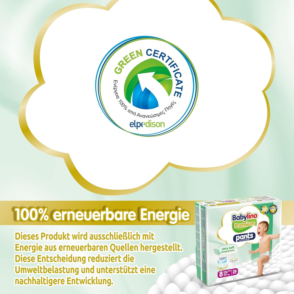 Pantaloni Premium Mărimea 8 cu Filtru Ultra-Moale, XXL (20+ kg), 26 bucăți