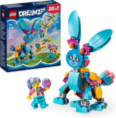 LEGO DREAMZzz Bunchus kreative Tierabenteuer, Spielzeughase für Kinder, 20-in-1 Fantasy-Spielset mit der Minifigur Izzie, Geschenk für Mädchen und Jungen ab 7 Jahren 71488