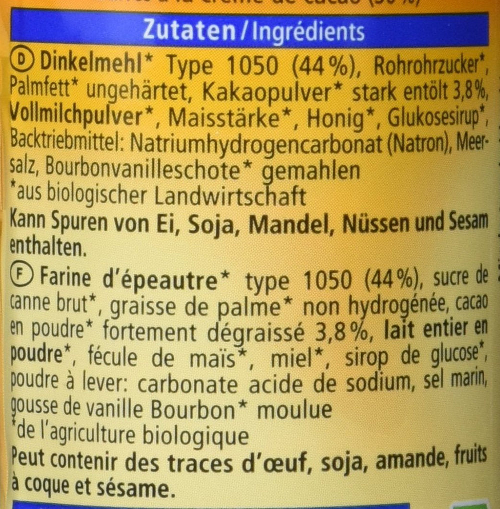 Biscuite duble cu speltă organică, 90g