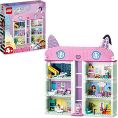 Lego 10788 Gabby's Dollhouse Toy Set, 8 camere și 4 etaje Gabby's Dollhouse Toy cu Pandi, Meerkat, Kuchi Figures și accesorii, cadou pentru fete de la 4 ani, băieți și copii Seturi de constructie Besuche den LEGO-Store Singur