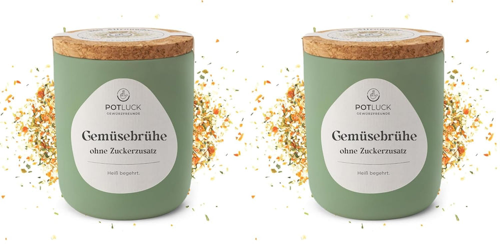 Potluck | Stullen Spice | Gewürzzubereitung im Keramiktopf | 60 g | Vegan, glutenfrei und mit natürlichen Inhaltsstoffen