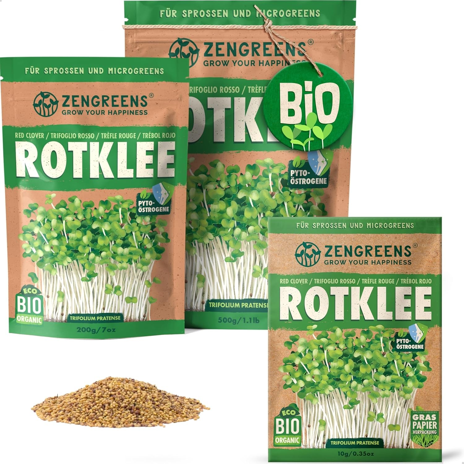 Bio Sonnenblumen Samen - Wähle Zwischen 10G, 200G Und 500G - Sonnenblume Mit Keimrate Von Über 97% - Keimsprossen - Sonnenblumensamen Zum Sprossen Ziehen - Wiederverschließbare Verpackung