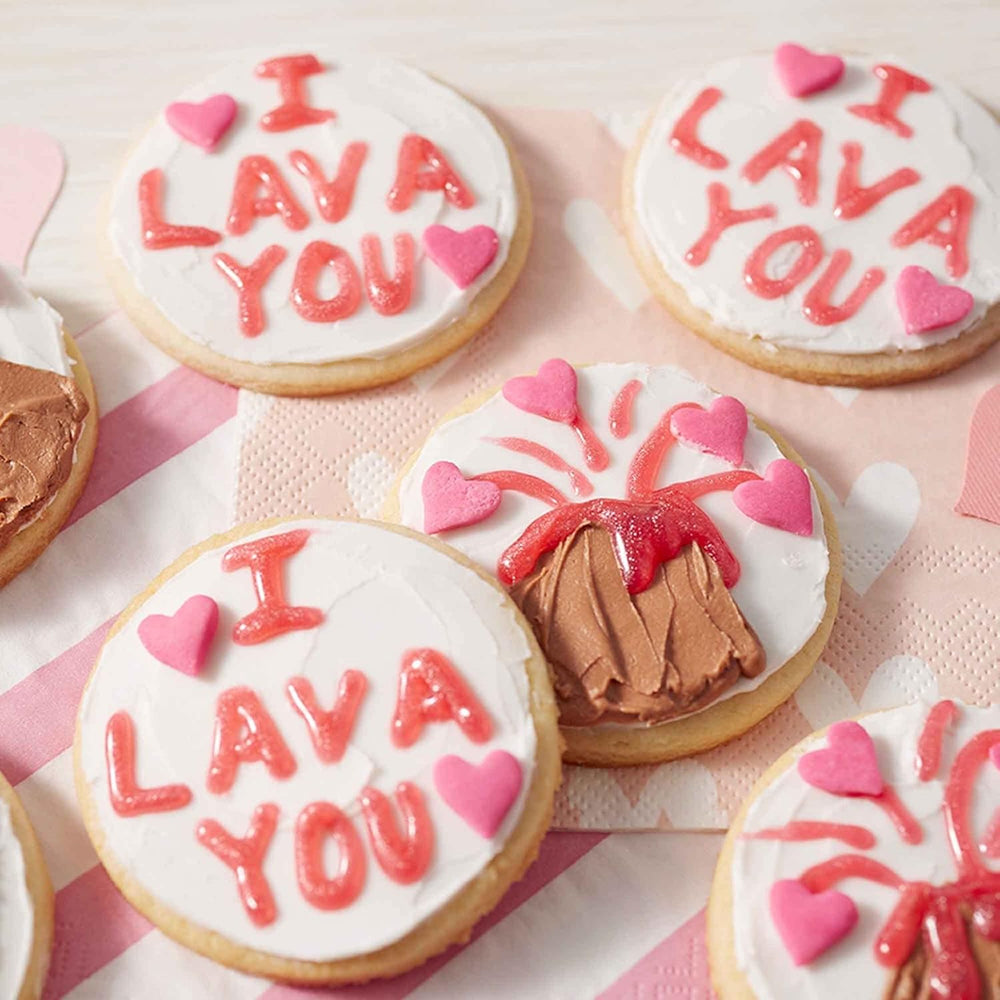 Wilton Circles Nesting Metal Cutter, 4 bucăți: Forme rotunde pentru fursecuri, Forme pentru fursecuri, Forme din plastic pentru copt în bucătărie, DIY, pentru decuparea aluatului de fursecuri și a fondantului