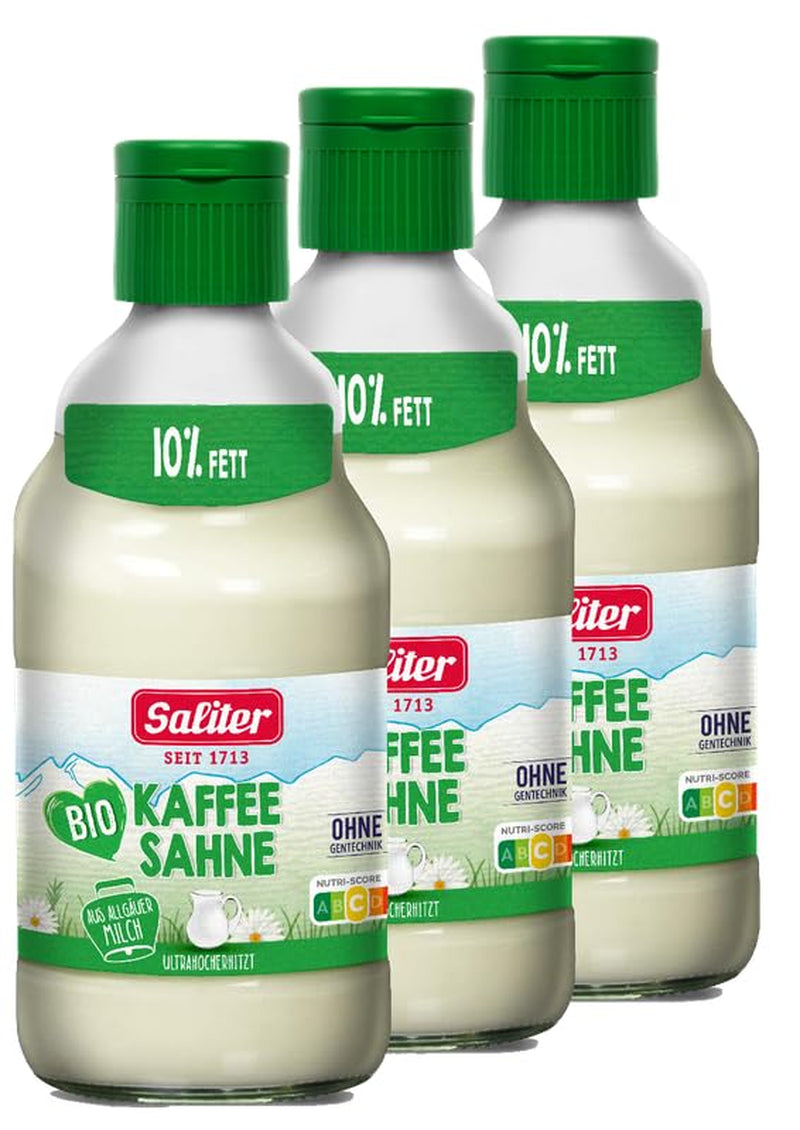 Saliter Bio-Kaffeesahne 10% Fett 395g
