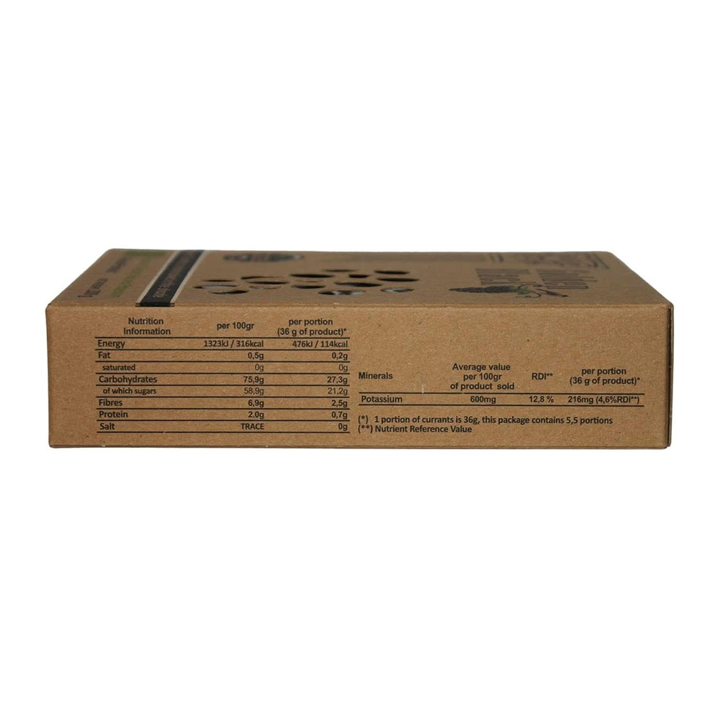 Stafide negre ecologice grecești - coacăze, pachet de 3 x 200 grame Produse deshidratate Naty Shop