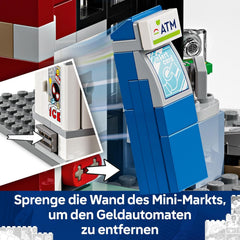 LEGO | Marvel Spider-Verse: Miles Morales vs. Spot - Superhelden Spielset mit Spielzeug Auto - 4 Minifiguren und Mini-Markt - Kreatives Geschenk für Jungen und Mädchen ab 9 Jahren - 76311