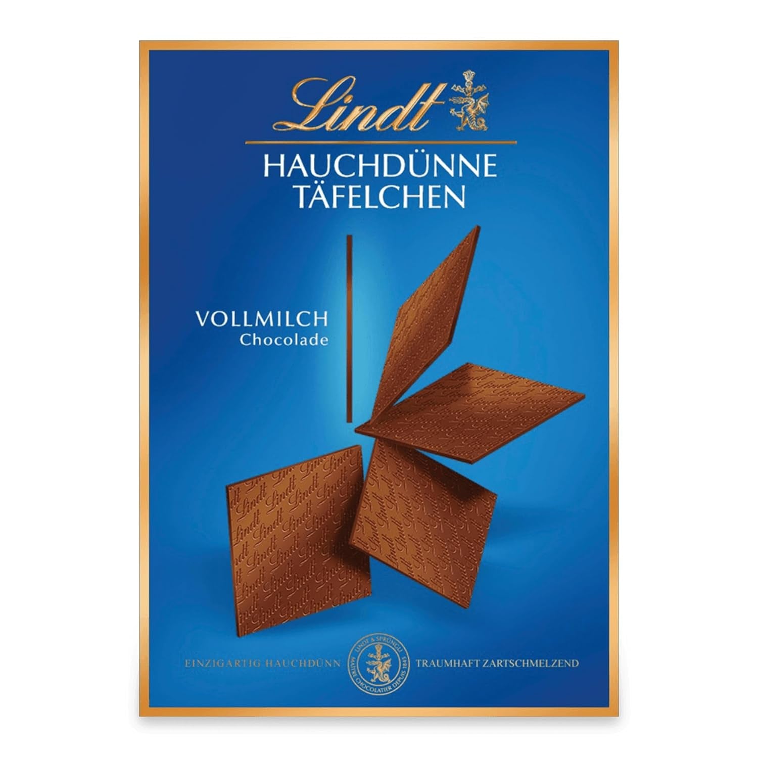 Batoane de ciocolată neagră Lindt Chocolate Ultra-Thin | 125 g | Batoane ultra-subțiri din cea mai fină ciocolată neagră | Deosebit de subțiri și de fine | Cadou de ciocolată (1 pachet)