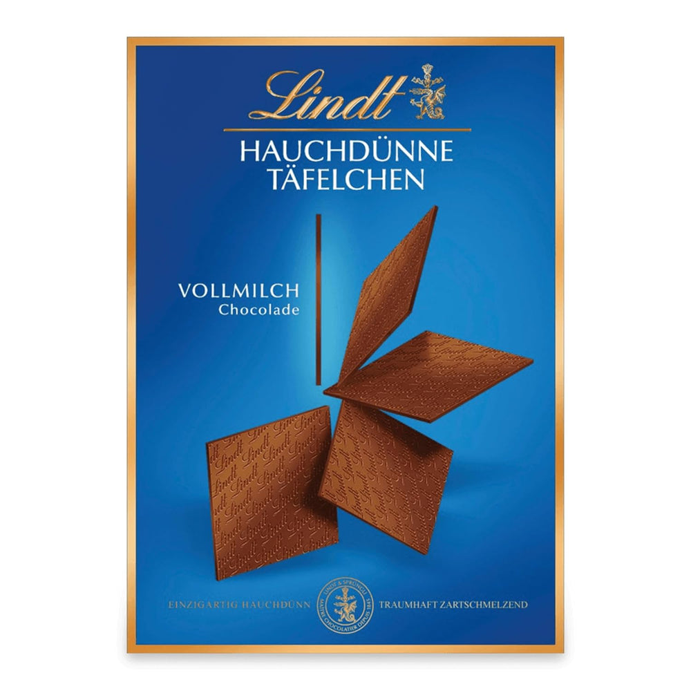 Batoane de ciocolată neagră Lindt Chocolate Ultra-Thin | 125 g | Batoane ultra-subțiri din cea mai fină ciocolată neagră | Deosebit de subțiri și de fine | Cadou de ciocolată (1 pachet)