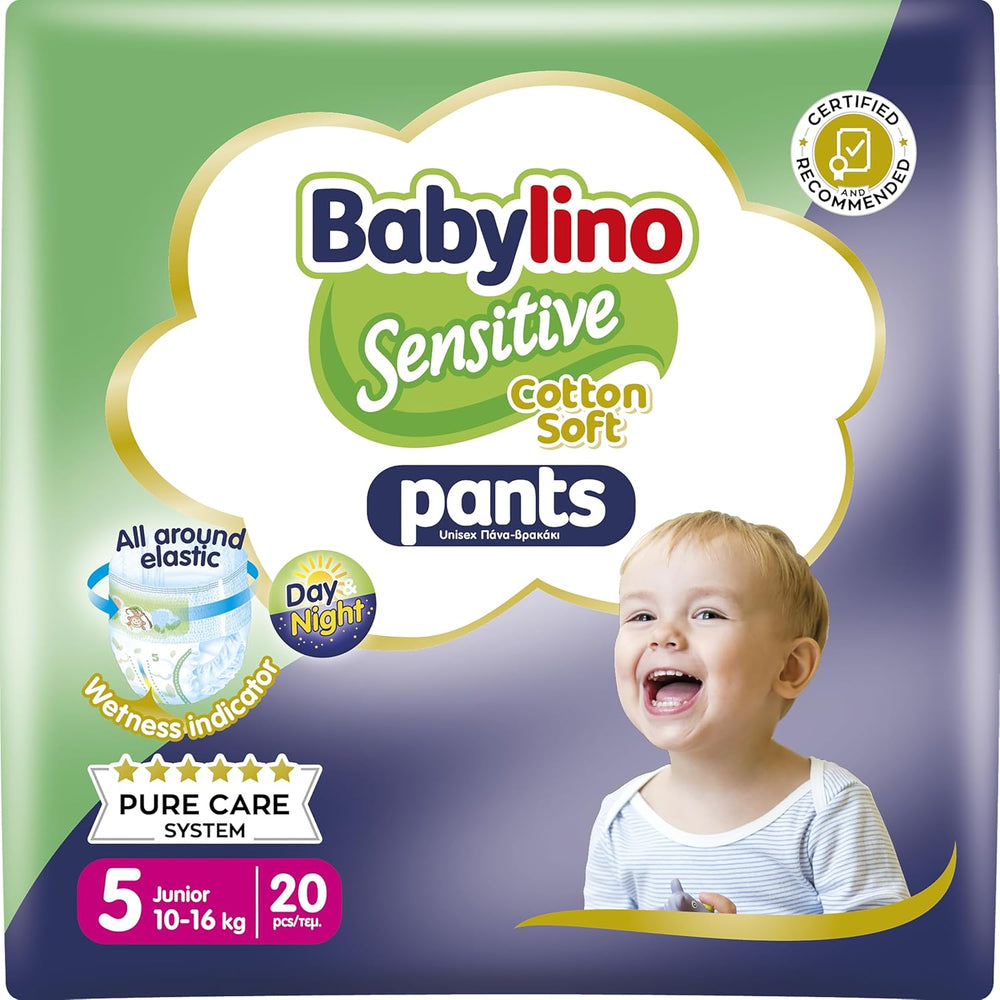 Scutece Sensitive Cotton Soft, mărimea 4, Pants Maxi (7-13 kg), 22 bucăți