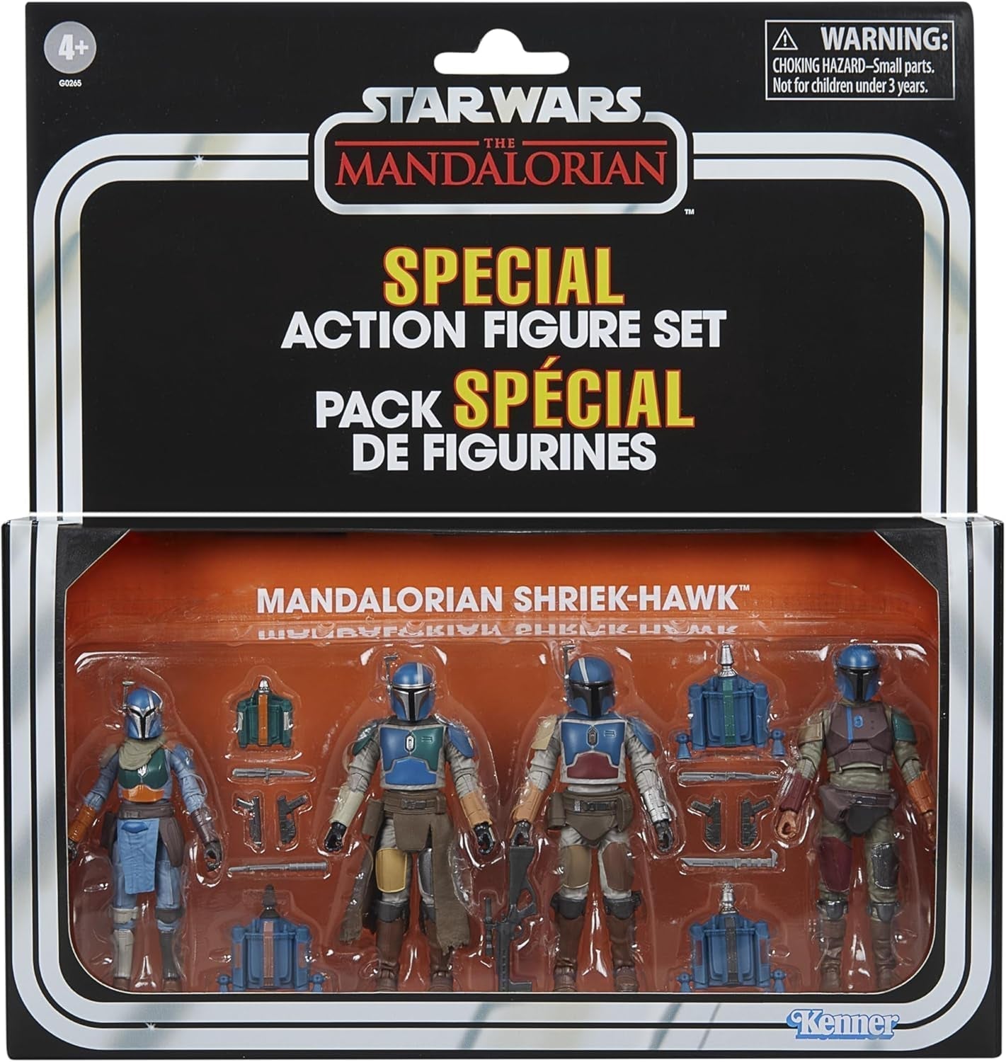 Star Wars Colecția Vintage Mandalorian Shriek-Hawk, 4-Pack Mandalorian, Scala 9.5 Cm Action figures Naty Shop