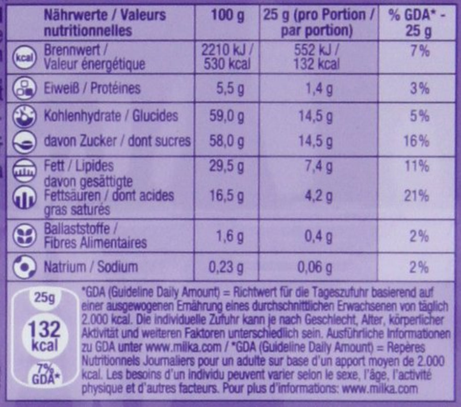 & Daim 1 x 100g I Ciocolată cu lapte alpină I cu bucăți de caramel și migdale I Ciocolată din 100% lapte alpin I Tabletă de ciocolată cu Daim (Pachet de 4)
