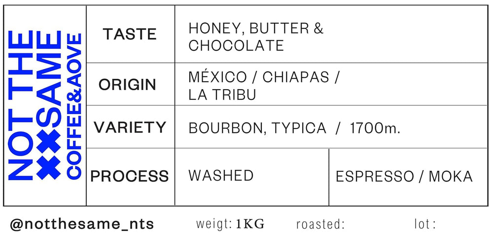 Cafea Specială Mexic, 1 kg, boabe de cafea specială, proaspăt prăjite pentru espresso și italiană - Producător - La Tribu - Chiapas