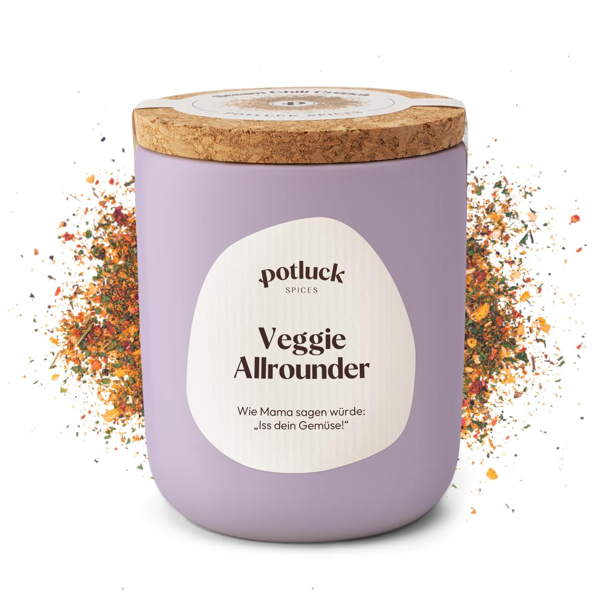 Potluck | Stullen Spice | Gewürzzubereitung im Keramiktopf | 60 g | Vegan, glutenfrei und mit natürlichen Inhaltsstoffen