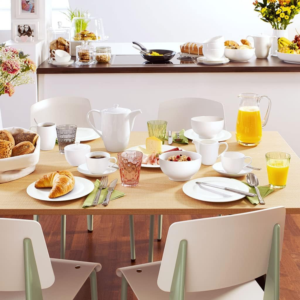 Cana de lapte Villeroy & Boch For Me, porțelan premium, albă, 1 bucată