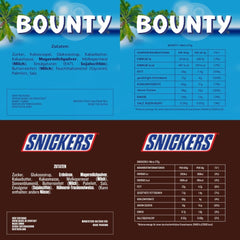 Pachet mixt de mini ciocolată, 71 de mini gustări de ciocolată (Mars, Snickers, Bounty, Twix, Milky Way) sub formă de dulciuri, ideale pentru o seară de fotbal american (1400g)
