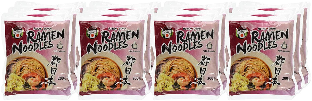 Tăiței Ramen Miyako în stil japonez, pachet de 12 (12 x 200 g)