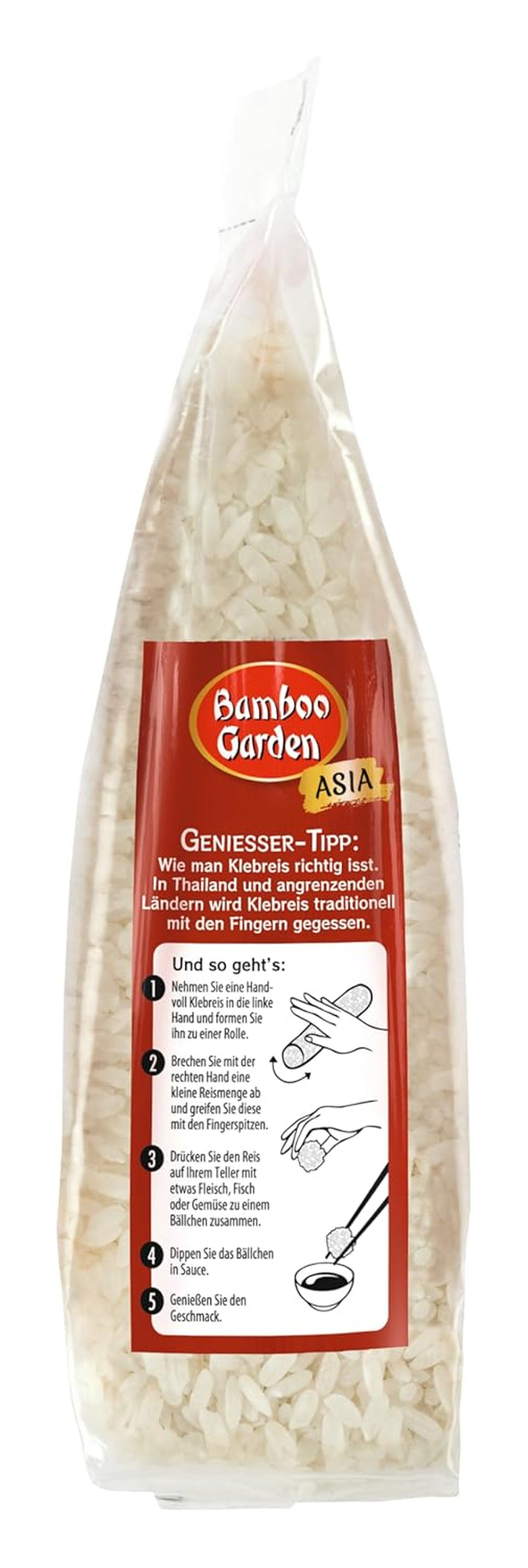 Bamboo Garden - Orez lipicios, 500g la pungă