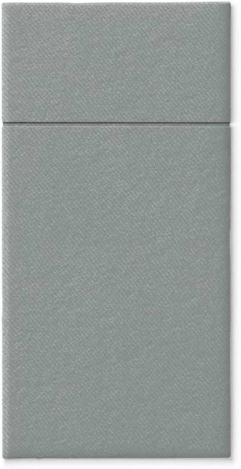 PAW - Șervețele pentru tacâmuri Airlaid - Fabric-like (39 X 40 Cm 1/8 fold) | 50 bucăți | Horeca | Ideal pentru nuntă, botez, comuniune, aniversare | Buzunare pentru tacâmuri | Gri