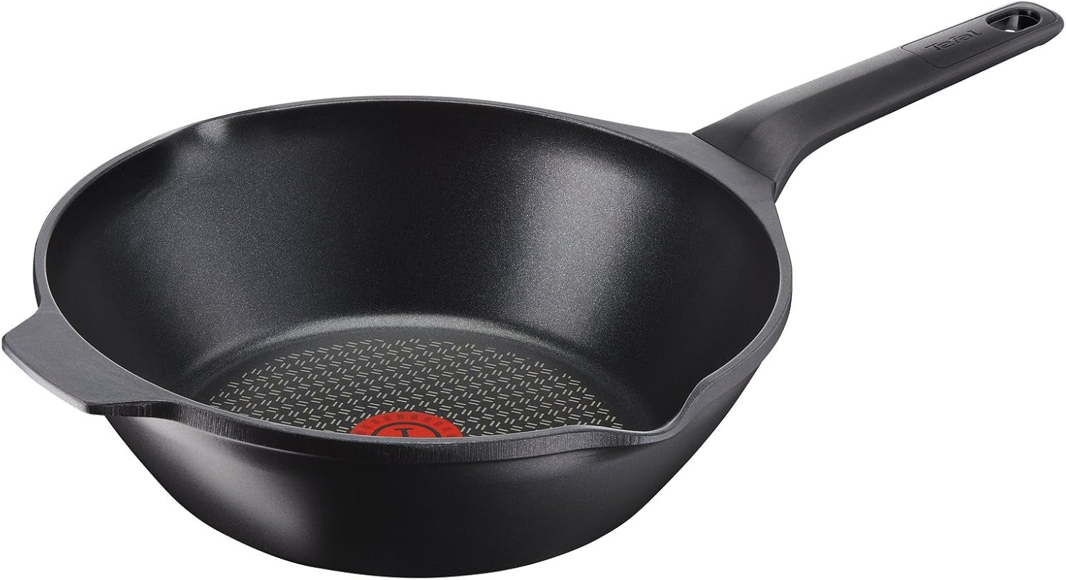Tefal Robusto tigaie din aluminiu turnat, inducție, acoperire antiaderentă Oale si Tigai Naty Shop Wok 26 Cm