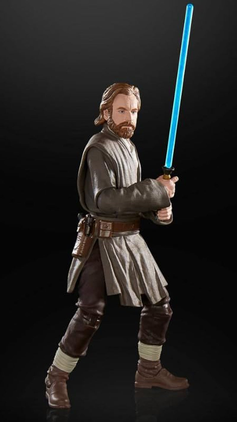 Star Wars Hasbro Star WarSeria neagră Obi-Wan Kenobi (Jabiim), 15 Cm Figura de acțiune mare Obi-Wan Kenobi, Multi, F7098 Action figures Naty Shop