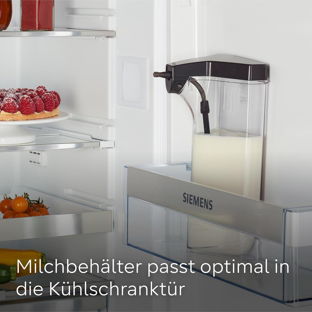 Espressor automat integral Siemens EQ700, ecran TFT color mare, 36 de băuturi calde și reci, cold brew, funcție 2 căni, control prin aplicație, sistem automat de curățare, oțel inoxidabil negru, TQ717D03