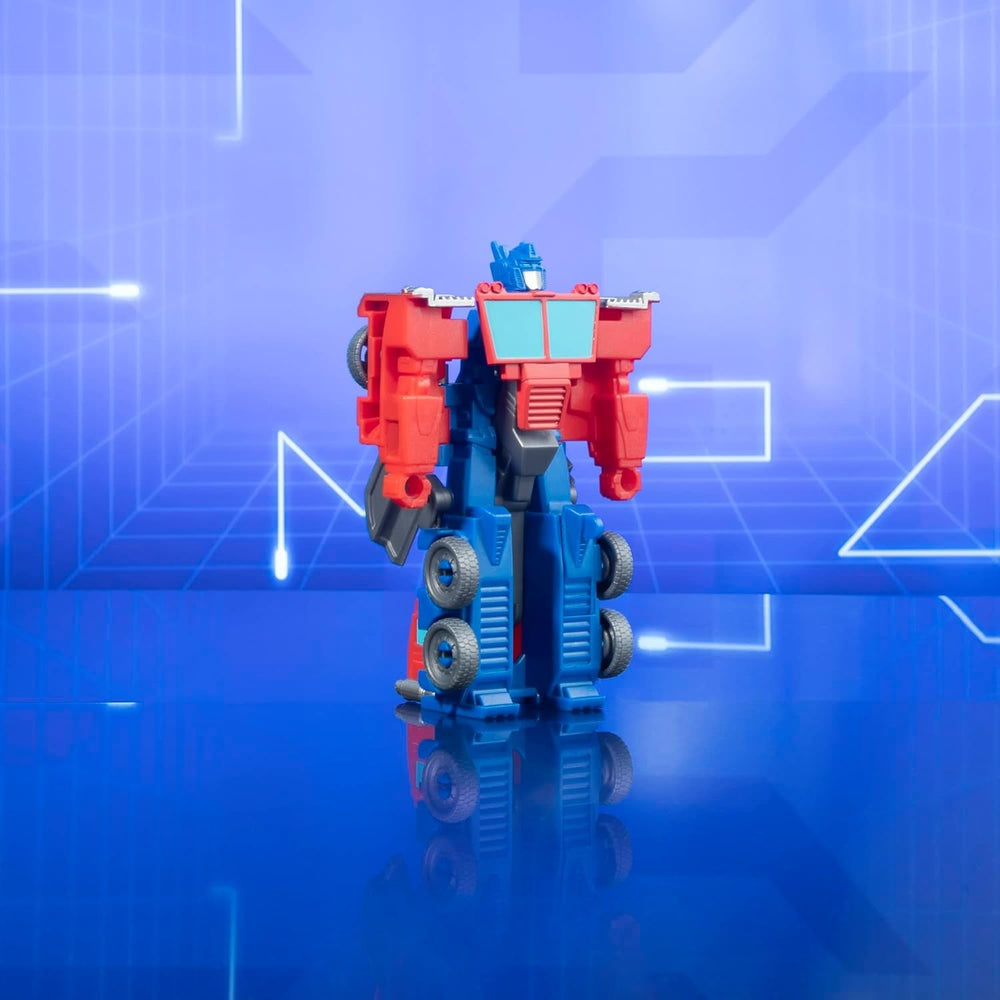 Jucărie Transformers Earthspark 1-Step Flip Changer Optimus Prime, figurină (10 cm), jucărie robot, vârsta 6+ Action figures Naty Shop