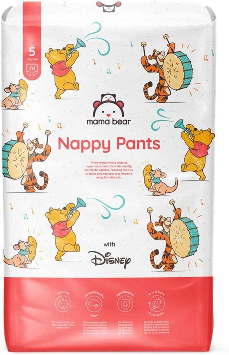 Marcă Amazon: Mama Bear Disney Mărimea 6 (15+ kg) – Pachet lunar, Alb, 120 de bucăți (2 pachete a câte 60)