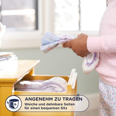 Scutece Huggies DryNites foarte absorbante pentru noapte, pentru fete 4-7 ani, 4 x 16 scutece-chiloți (64 bucăți), pachet lunar