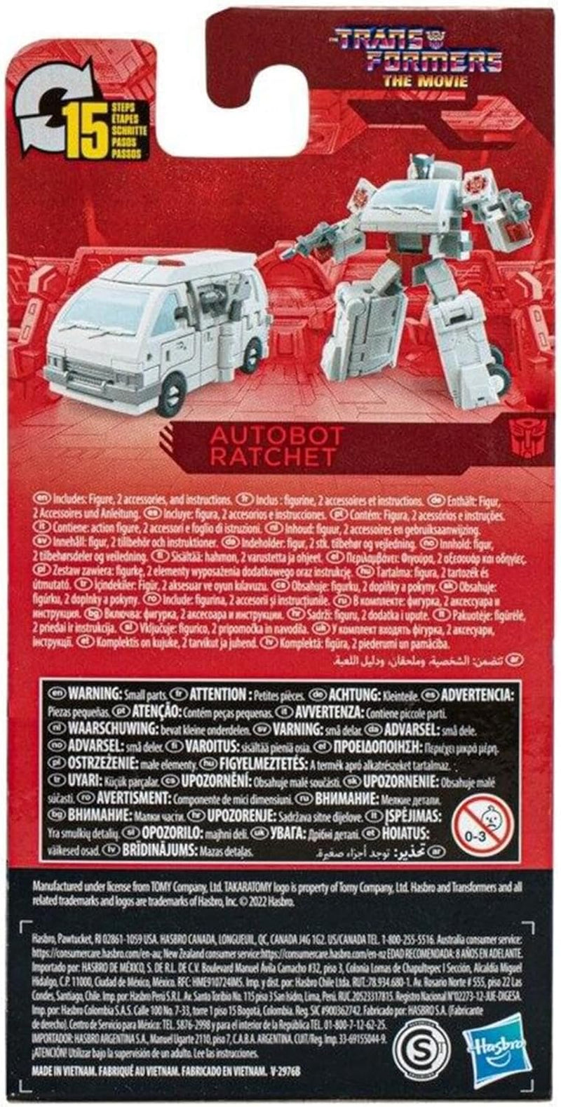 Transformers Studio Series Core-Class Autobot Ratchet Figura Battle For Cybertron, 8.5cm, F3143, Multi Action figures Naty Shop