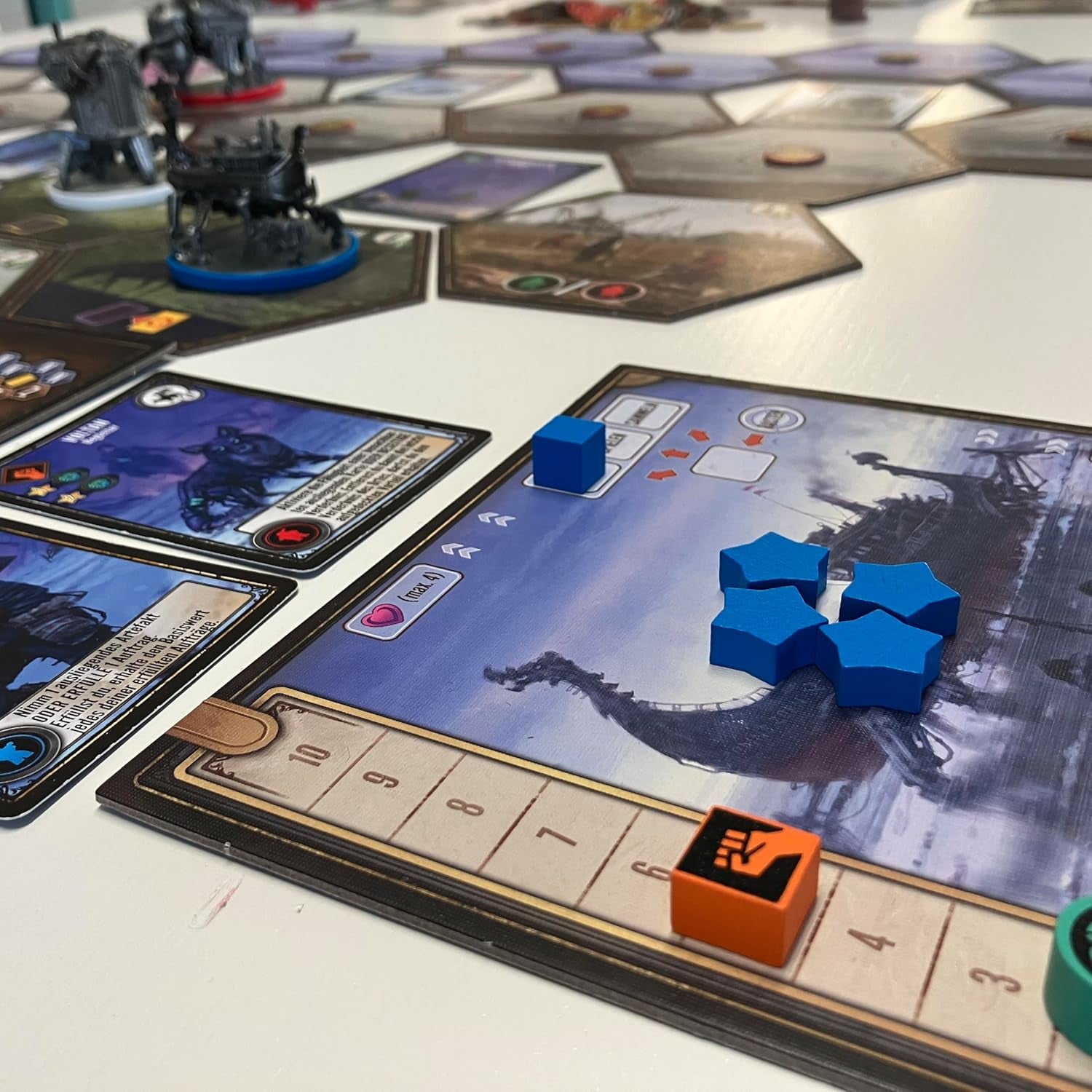 Feuerland Spiele 31025 Joc de masă Expeditions, tonuri pământești