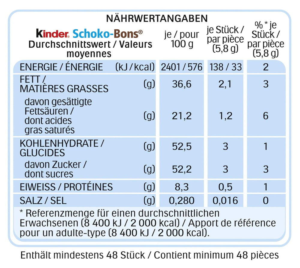 Kinder Schoko-Bons, 300g (pachet de 3)