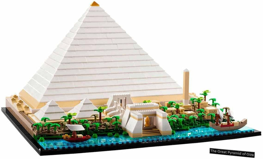 LEGO 21058 Arhitectură Piramida lui Keops Set de construcție pentru artizanat ca hobby creativ, idee de cadou pentru adulți, bărbați, femei, mamă, tată, activitate creativă, colecție de repere faimoase Seturi de constructie Besuche den LEGO-Store