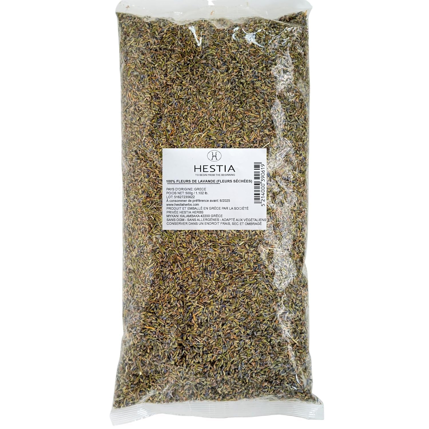 Hestia Herbs Griechischer getrockneter Oregano 500 g, Allergenfrei – Vegan – GVO-frei