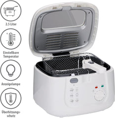 Alpina Deep Fat Fryer 2,5L DF-165, 1800W - Temperatură reglabilă până la 190°C Electrocasnice Naty Shop