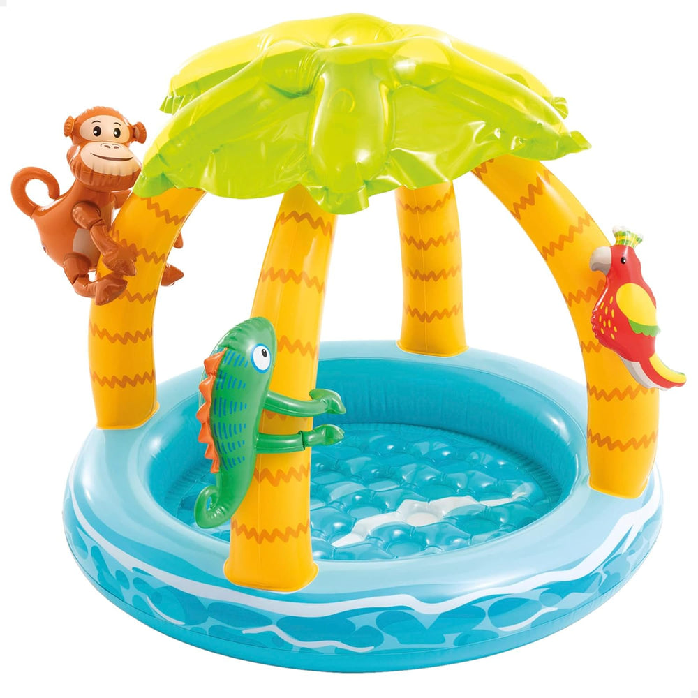 Piscină gonflabilă Intex Tropical Island pentru bebeluși, dimensiuni: 102 cm x 86 cm (58417NP)