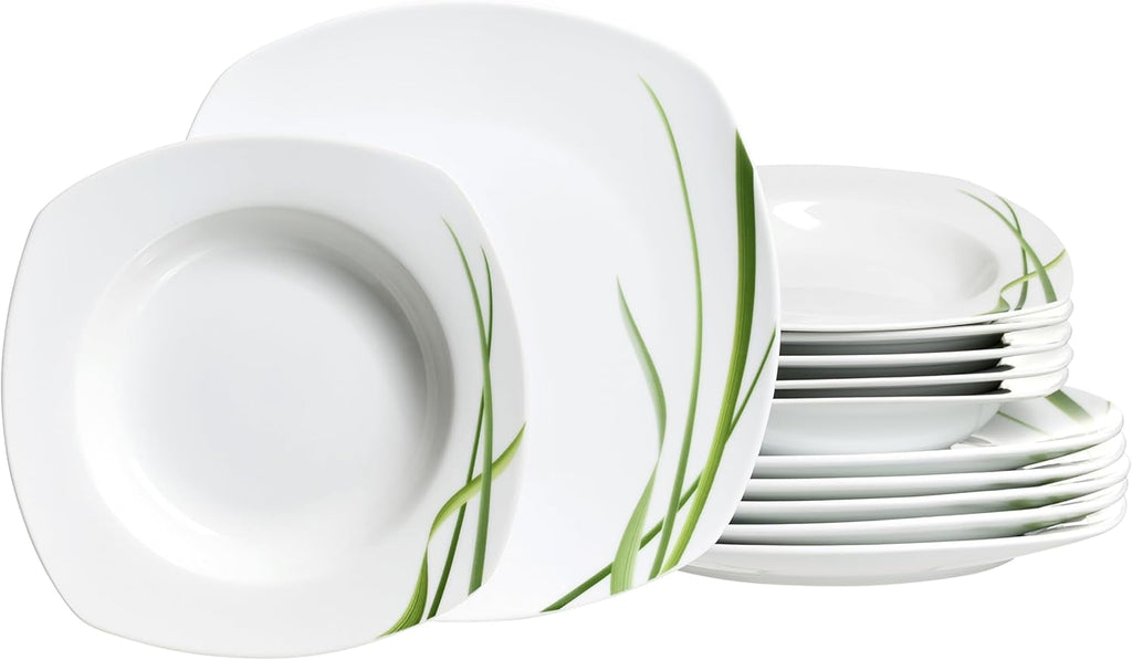 Ritzenhoff & Breker Tafelservice Gianna, 12-Teilig, Porzellan, Weiß Seturi vesela masa Naty Shop Default Title