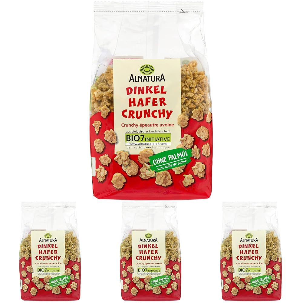 Crocant cu speltă și ovăz organic, 375g