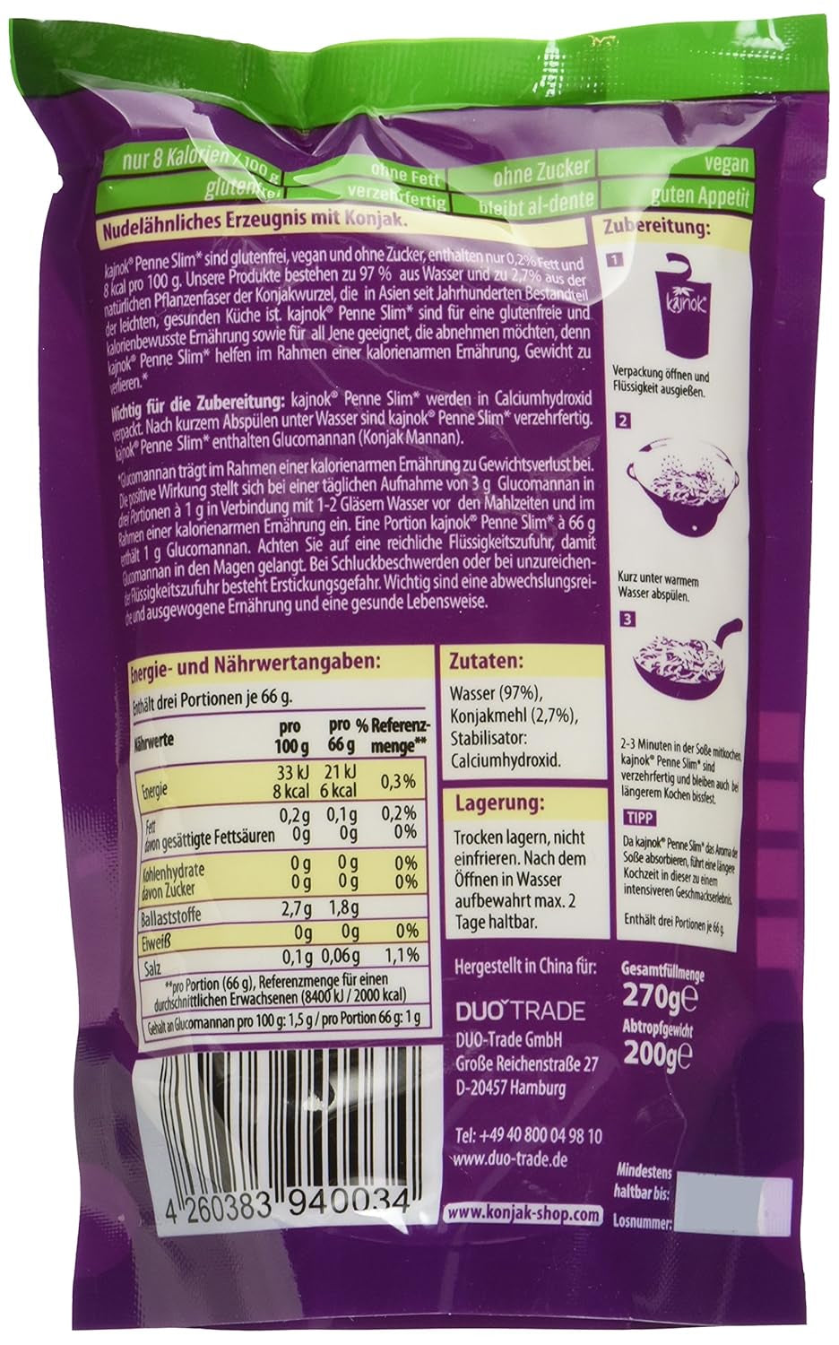 Penne Slim, pachet de 10