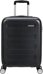American Tourister Astrobeam - Spinner S, Bagaj de mână, 55 cm, 36 L, Negru (Storm Black) Bagaje și echipament de călătorie Naty Shop