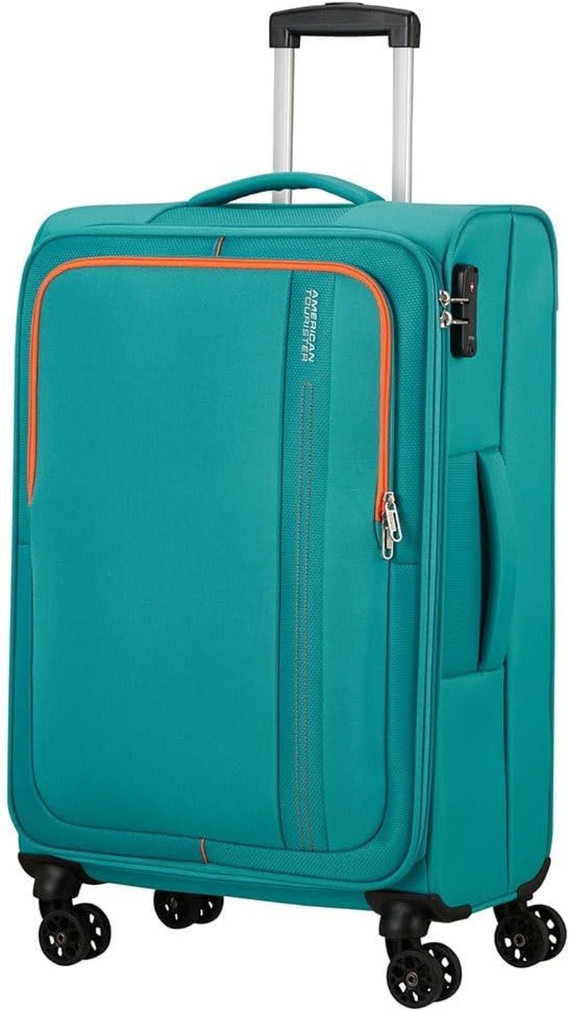 American Tourister Sea Seeker - Upright S, Bagaj de mână, 45 cm, 28L, Gri (Charcoal Grey) Bagaje și echipament de călătorie Naty Shop Verde (verde acvatic) Spinner M (68 Cm - 61 L)