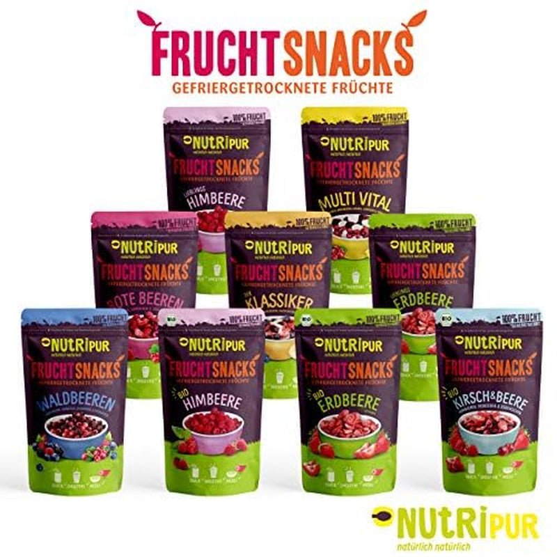 Ananas liofilizat BITS 100g bucăți mari pentru smoothie bowls, muesli, topping porridge - fructe liofilizate fără zahăr adăugat - ananas uscat - fructe de la NutriPur Produse deshidratate Naty Shop