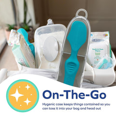 Aplicator de cremă pentru scutece Nuby - Spatulă pentru cremă împotriva erupțiilor cutanate | inclusiv cutie de călătorie | potrivit de la naștere Copii - Baie si Skincare Naty Shop