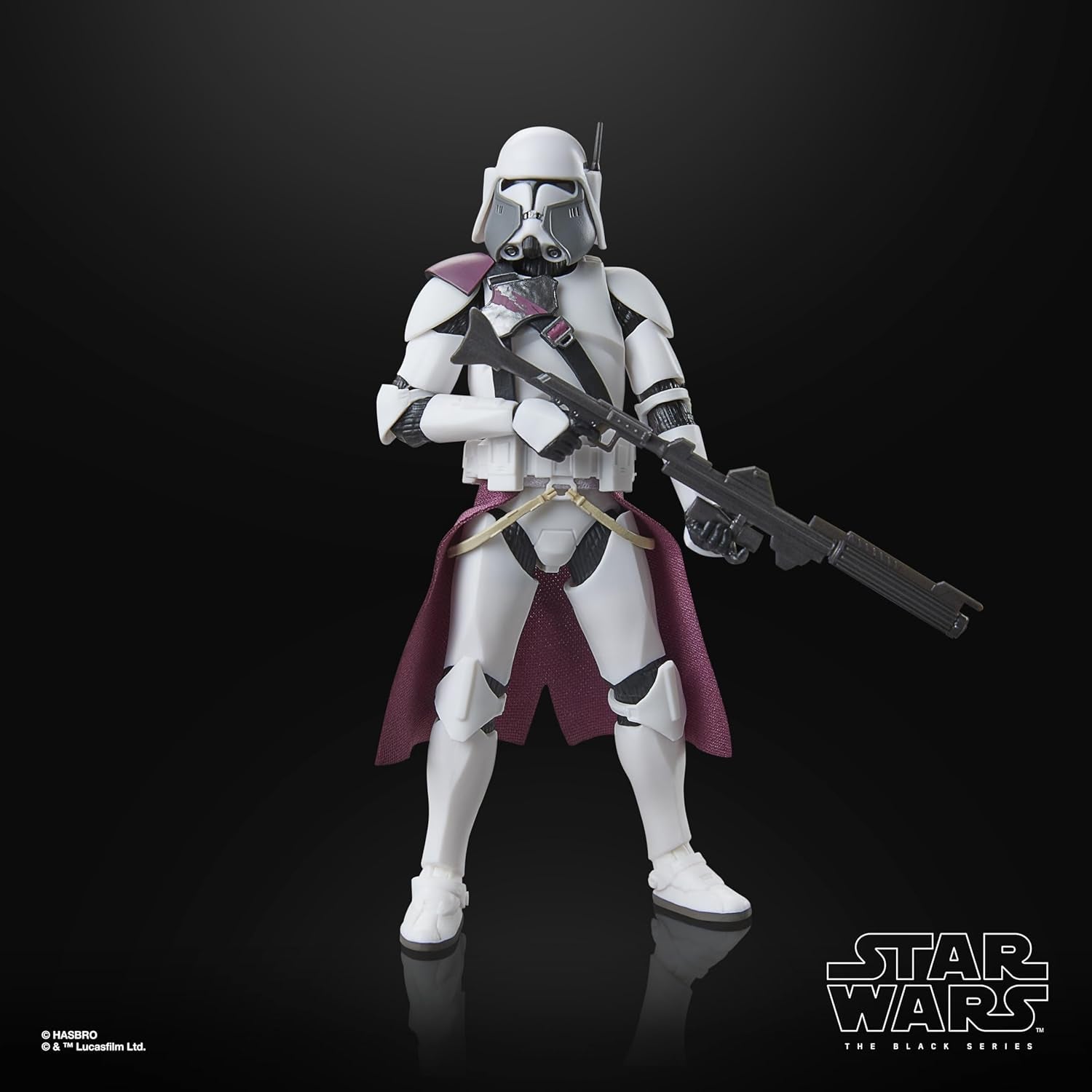 Star Wars seria neagră Clone Commander Bacara, Star Wars: Ahsoka Premium figurină de colecție (15 cm) Action figures Naty Shop