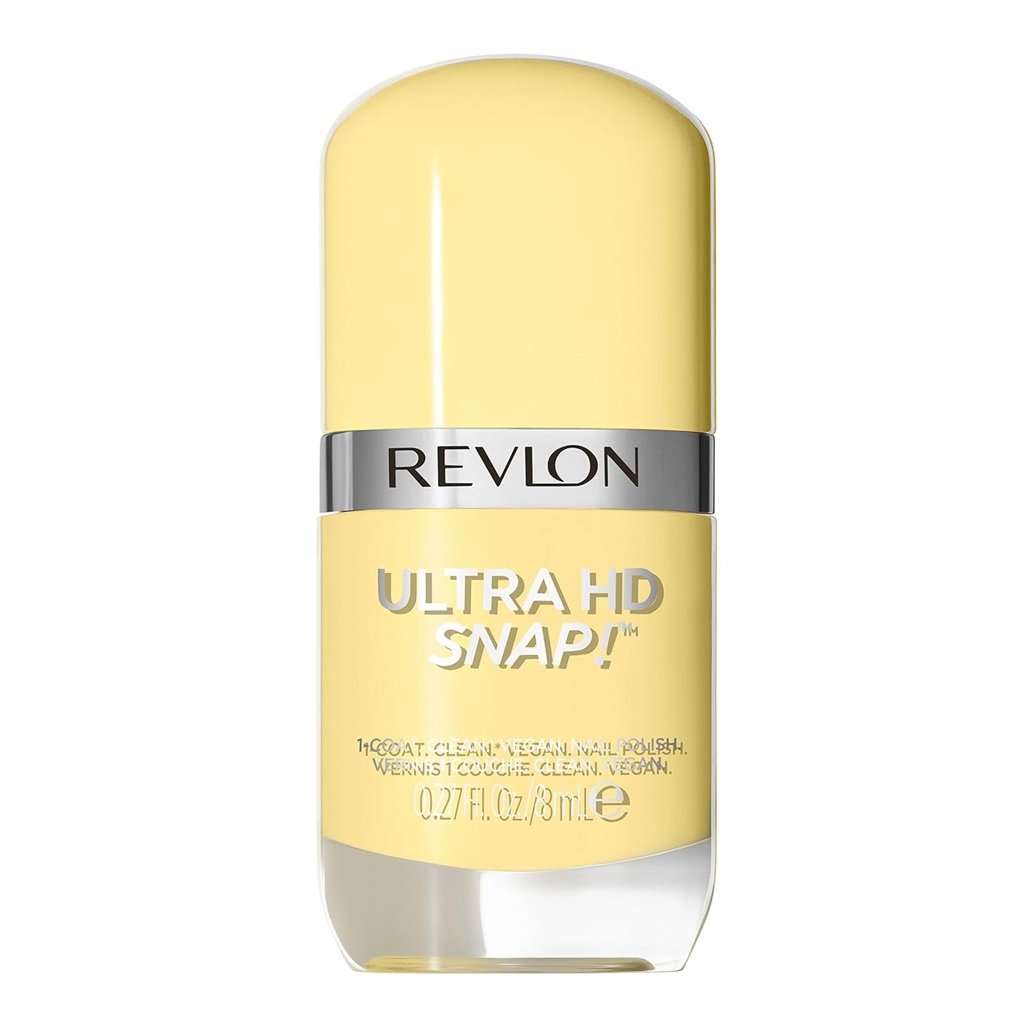 Oja Revlon Ultra HD Snap, formulă vegană de lungă durată, uscare rapidă și aplicare într-un singur strat, acoperire completă, culoare (8 ml) Hot Stuff (007), unisex