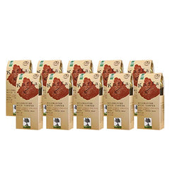 Kaffa Wild-Kaffee mild ganze Bohne 250g bio vegan fair Arabica Mild, 10er Pack