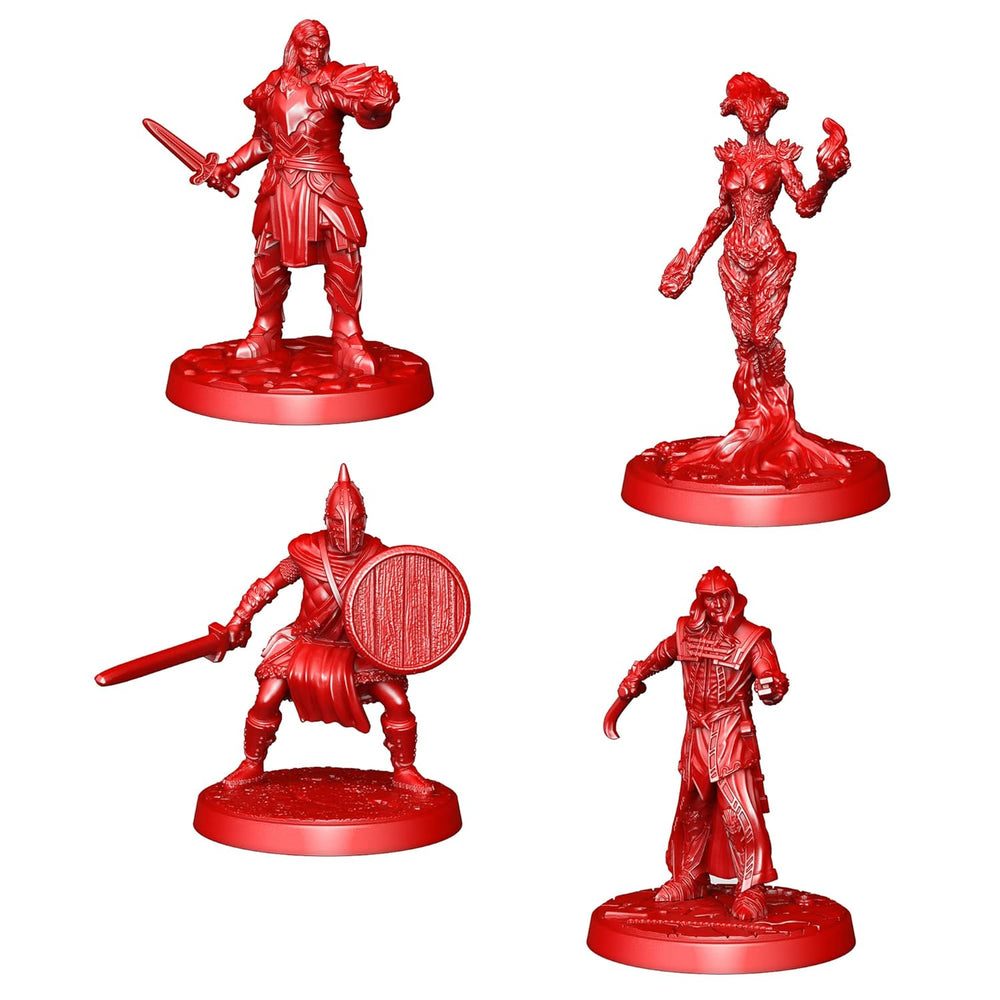 Modiphius The Elder Scrolls: Skyrim – Joc de societate Adventure – Set de miniaturi upgrade | Joc de societate | Vârste 14+ | 1-4 jucători | Timp de joc 60-120 minute, Gri, Roșu