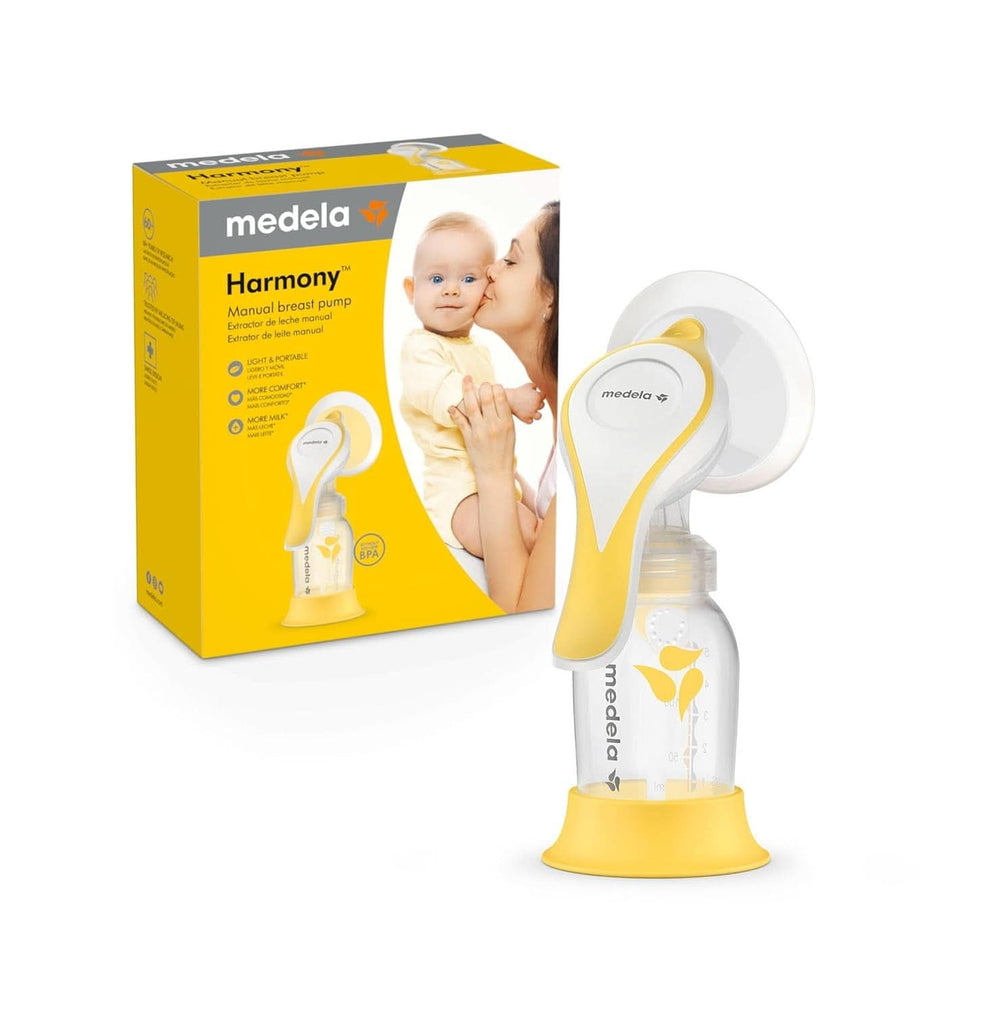 Pompă de sân manuală Medela Harmony - Design elvețian compact cu scuturi Personalfit Flex și tehnologie Medela 2-Phase Expression Accesorii Hrana si Alaptare Bebe Naty Shop Manuelle Pumpe