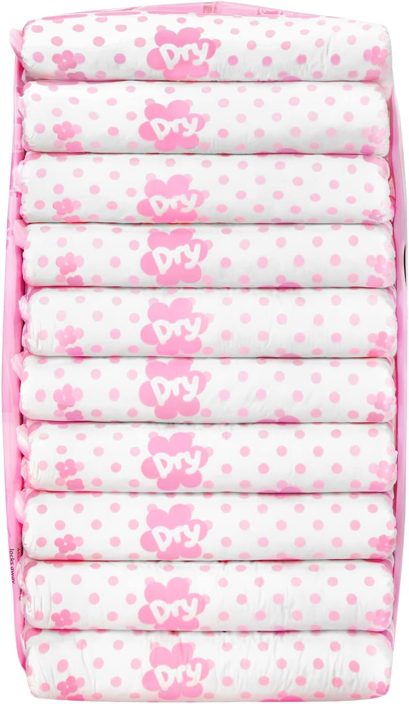 Scutece imprimate pentru adulți 5500-5800 ml, 10 bucăți - Baby Usagi (XL)